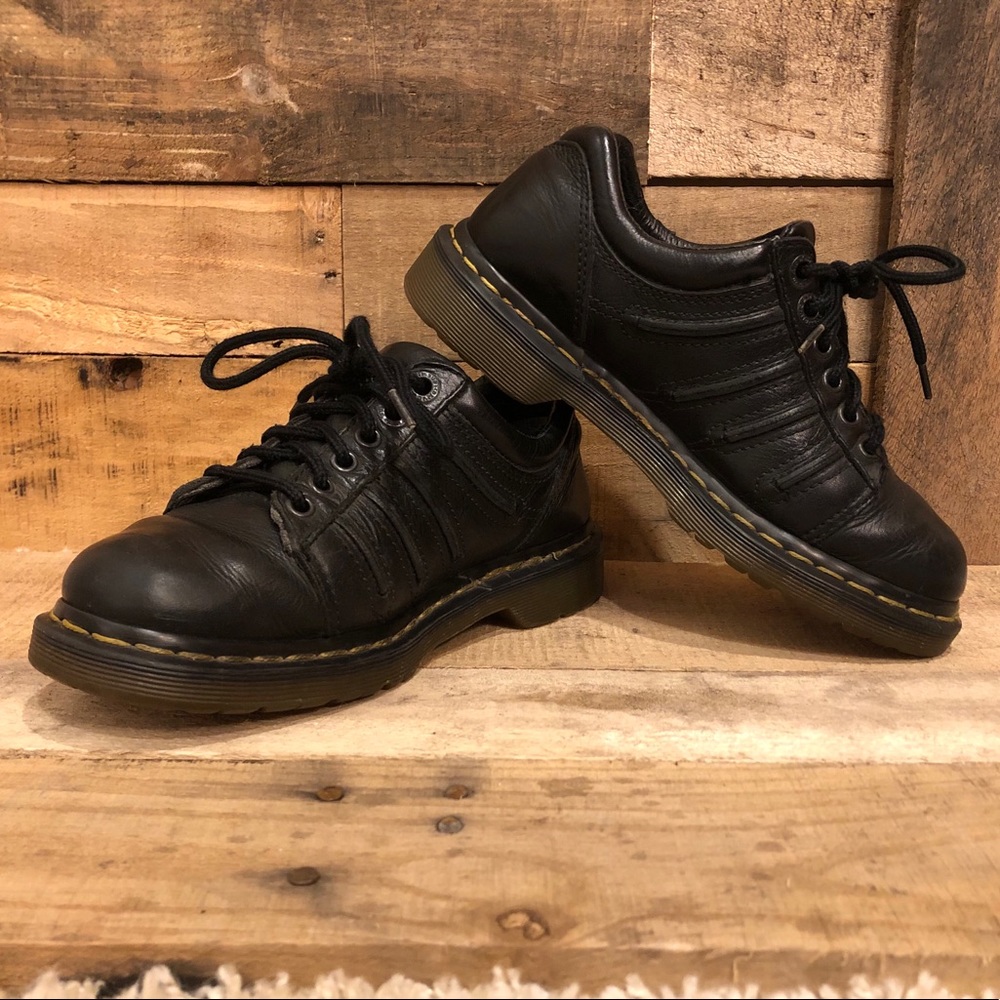 Dr. Martens AirWair Black Leather Oxfords #12037